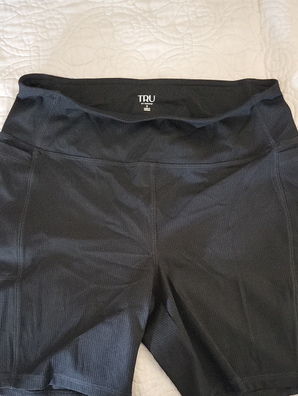 torrid Black Athletic Bike Shorts